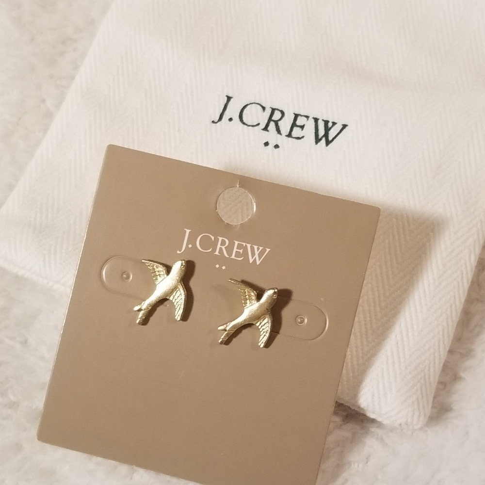 J. Crew gold stud earrings